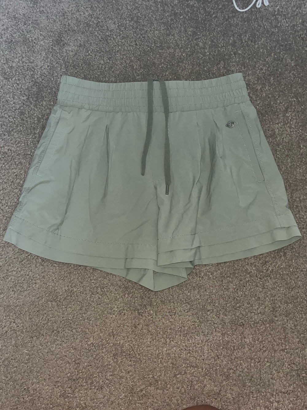 CALIA by Carrie Underwood Olive Drawstring Athletic Shorts